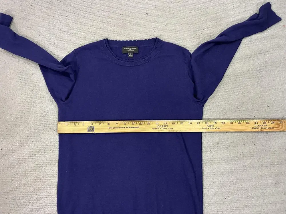 Banana Republic Sweater Womens Small Purple Premium Luxe Luxury Coquette Soft
